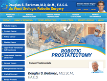 Tablet Screenshot of dvuroboticsurgery.com